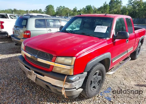 2005 Chevrolet Silverado 1500 Z71 from USA, damaged, VIN 1GCEK19B65Z113674
